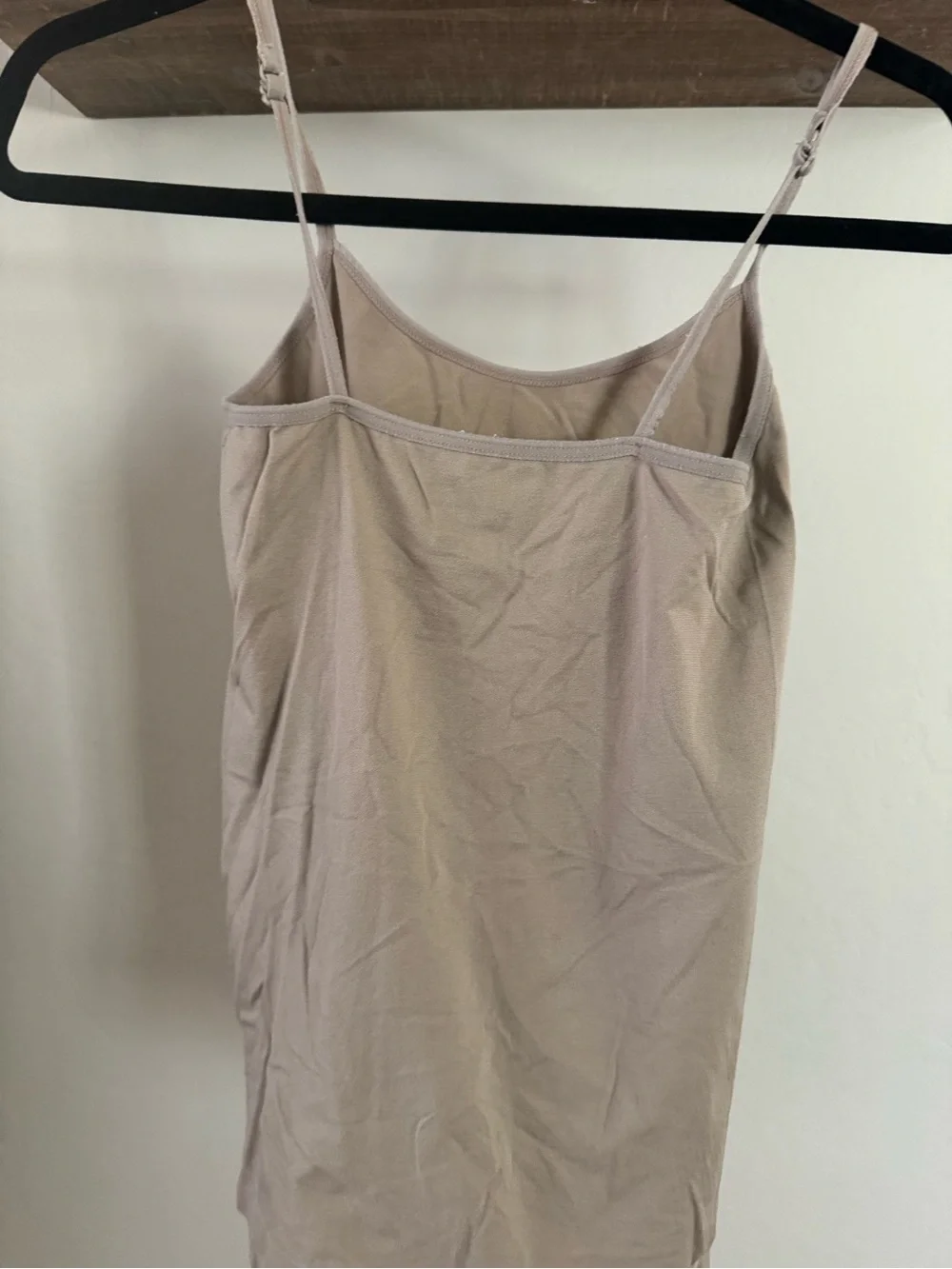 Beige Nude Seamless Cami Slip Dress - Picture 2 of 2